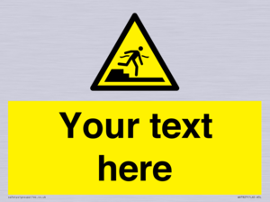 Custom warning Submerged step or steps